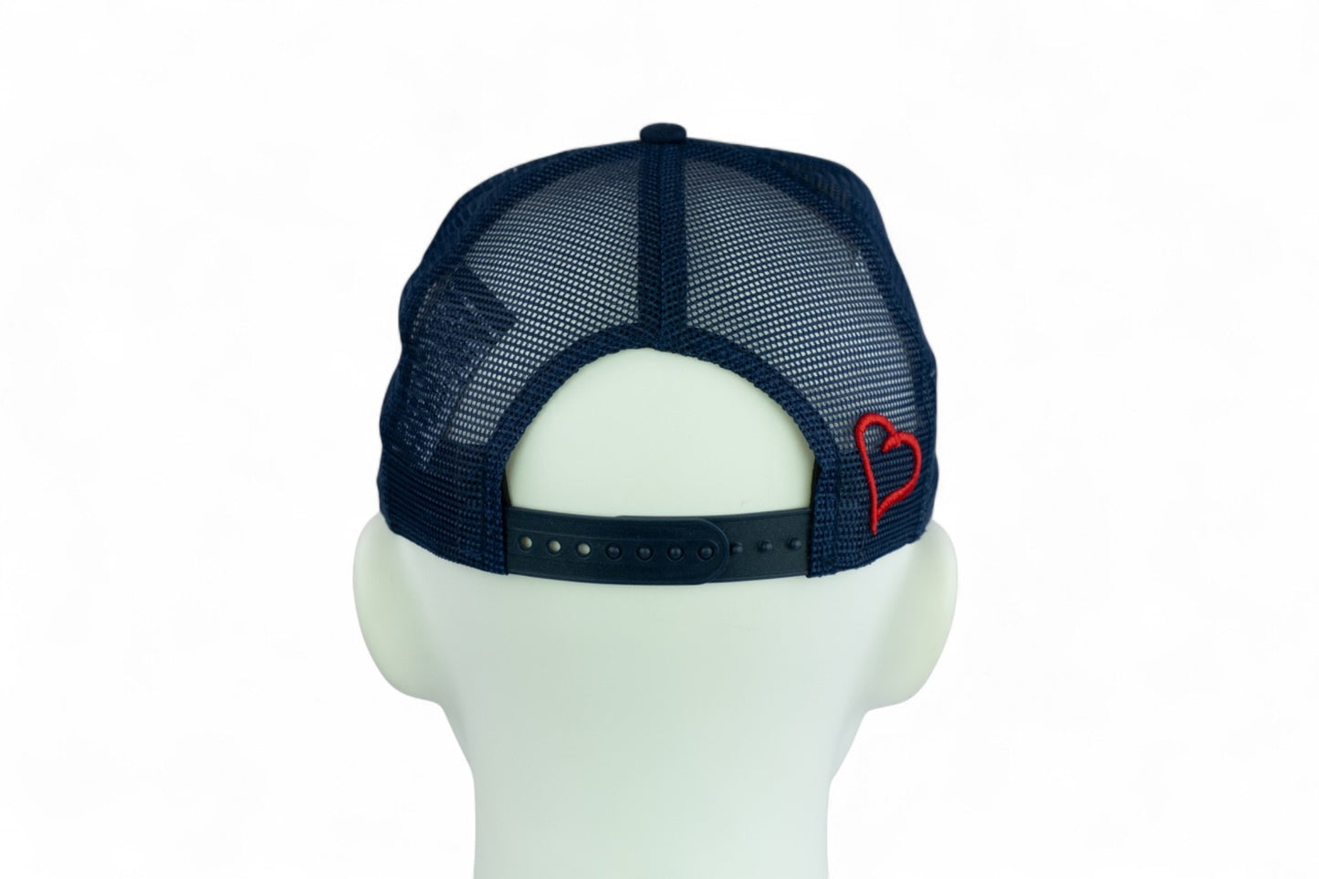 Fresh Ego Kid Pinstripe Trucker Cap / Navy White / RRP £28