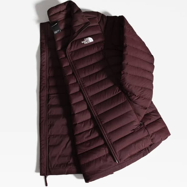 The North Face Women’s Stretch Down Jacket – Root Brown, Breathable, Non-PFC DWR