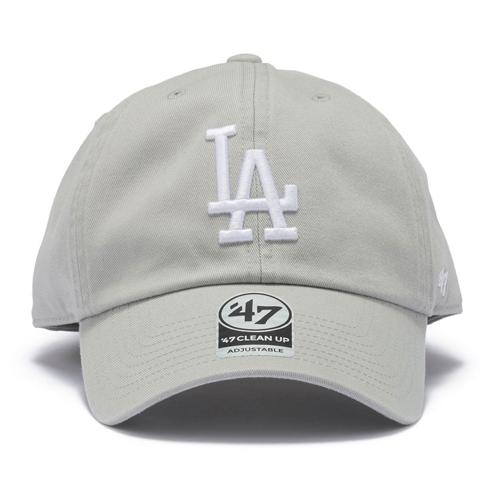 47 Brand Los Angeles Dodgers Relaxed Clean Up Dad Cap / Grey White / RRP £33