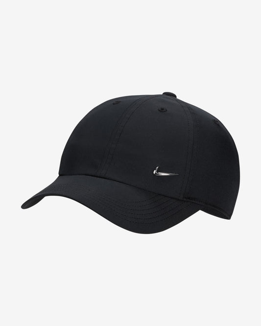 Nike Kids Dri-Fit Club Metal Swoosh Cap / Black Silver / RRP £20