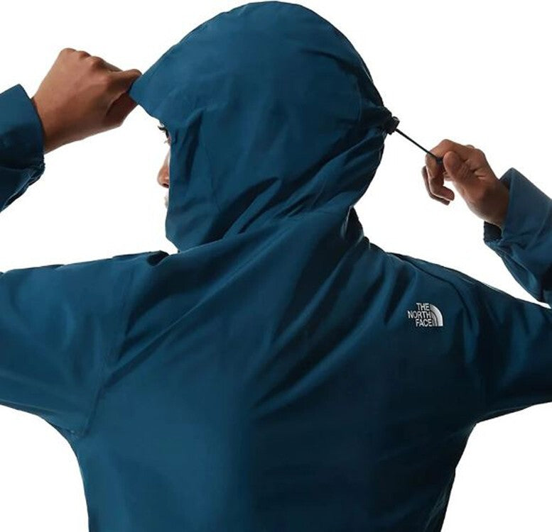The North Face Womens Monterey Blue Hikestellar Parka Shell Rain Coat / RRP £155