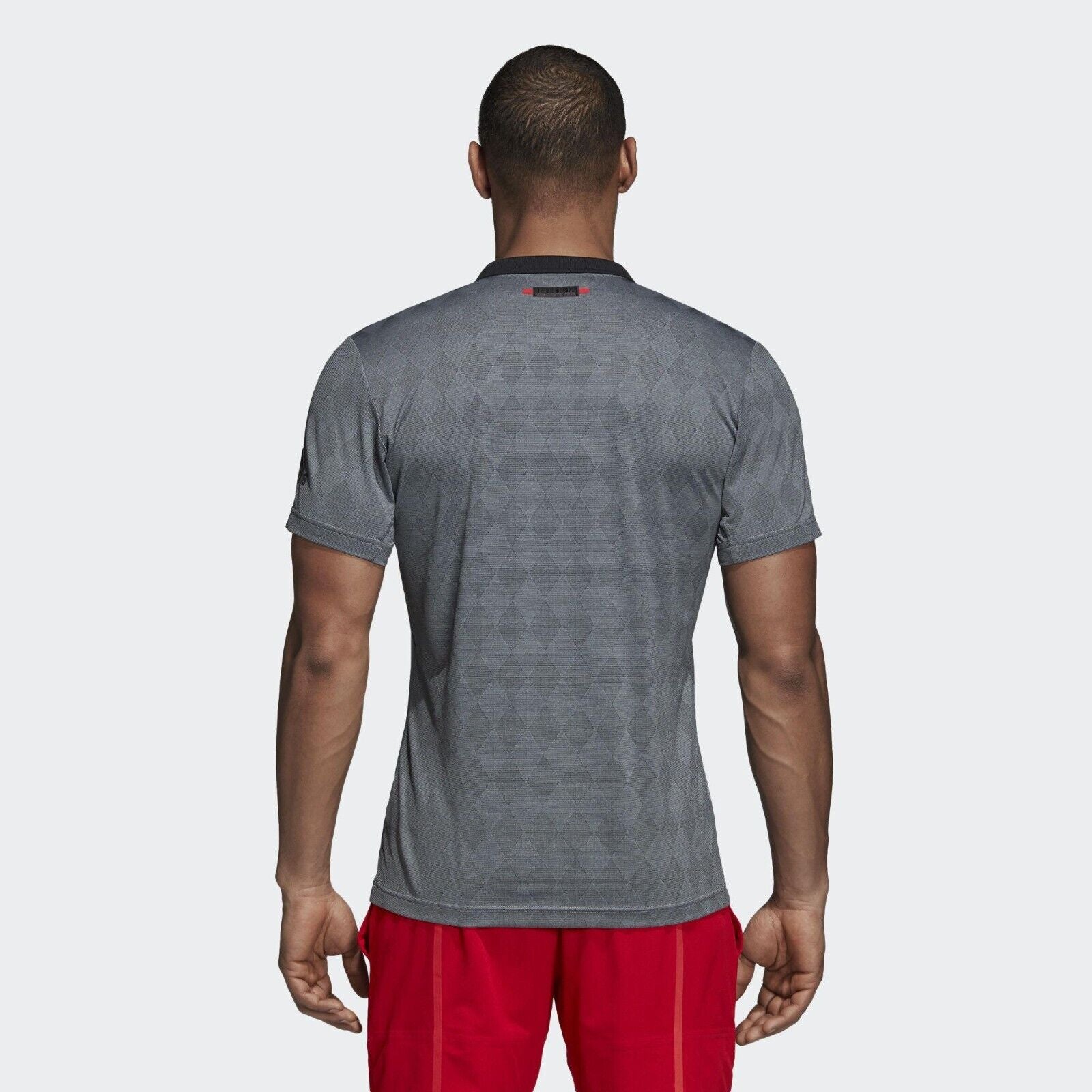 Adidas Men's Barricade Tennis Golf Polo Shirt / Grey / RRP £60