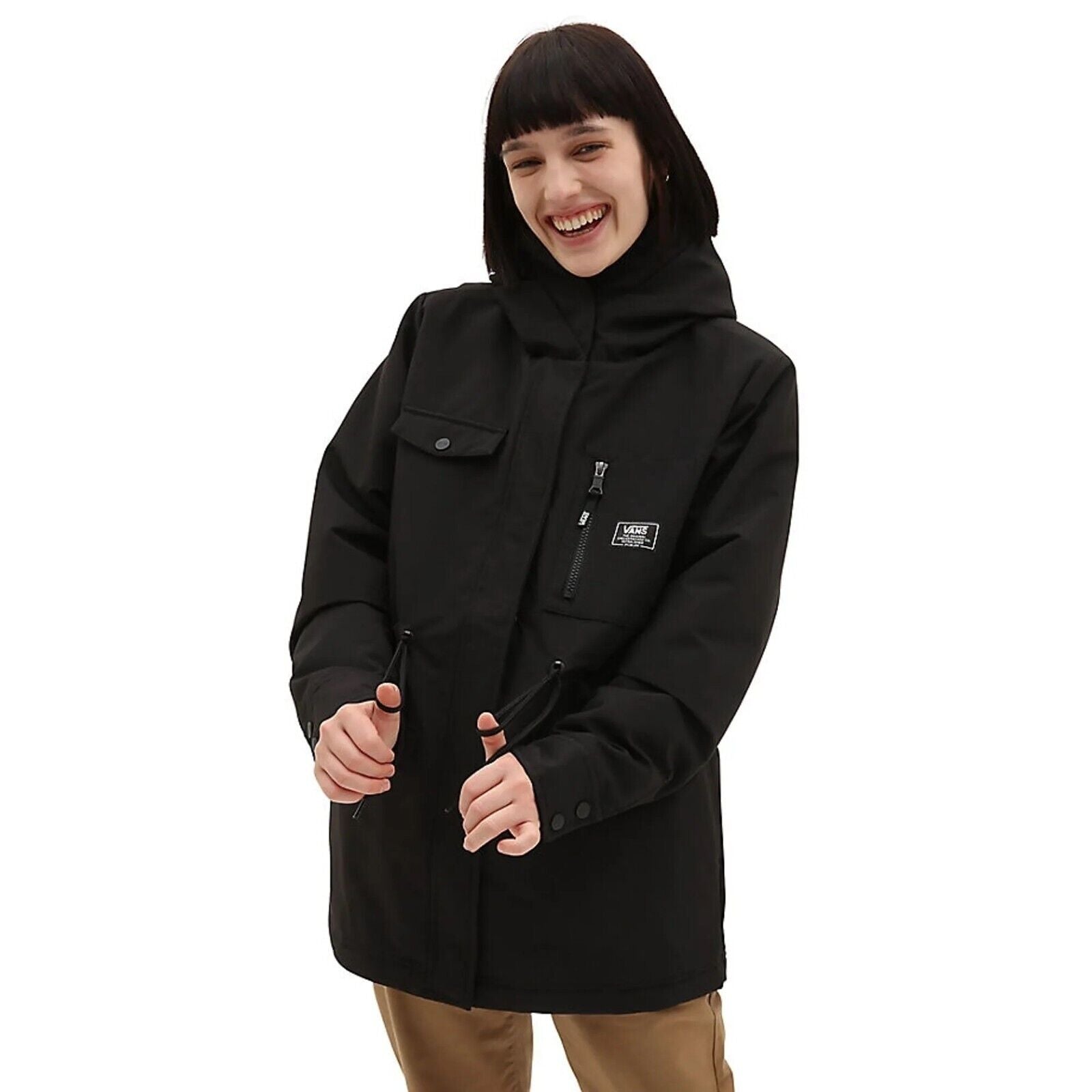 Vans Womens Richfield Hooded Parka Jacket / Black / RRP £180