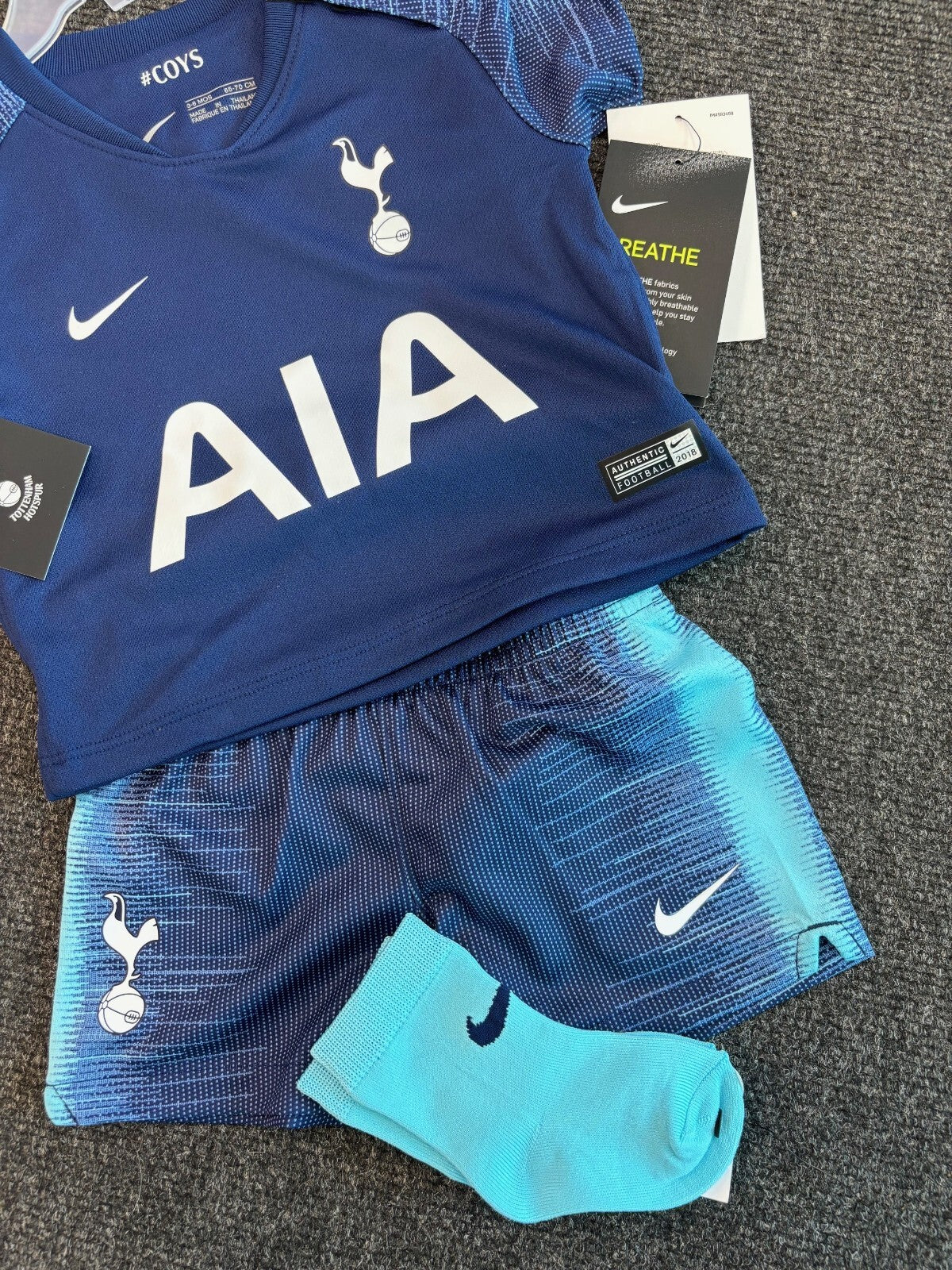 Nike Toddler Tottenham Hotspur 18-19 Away Full Football Kit / Blue / RRP £40