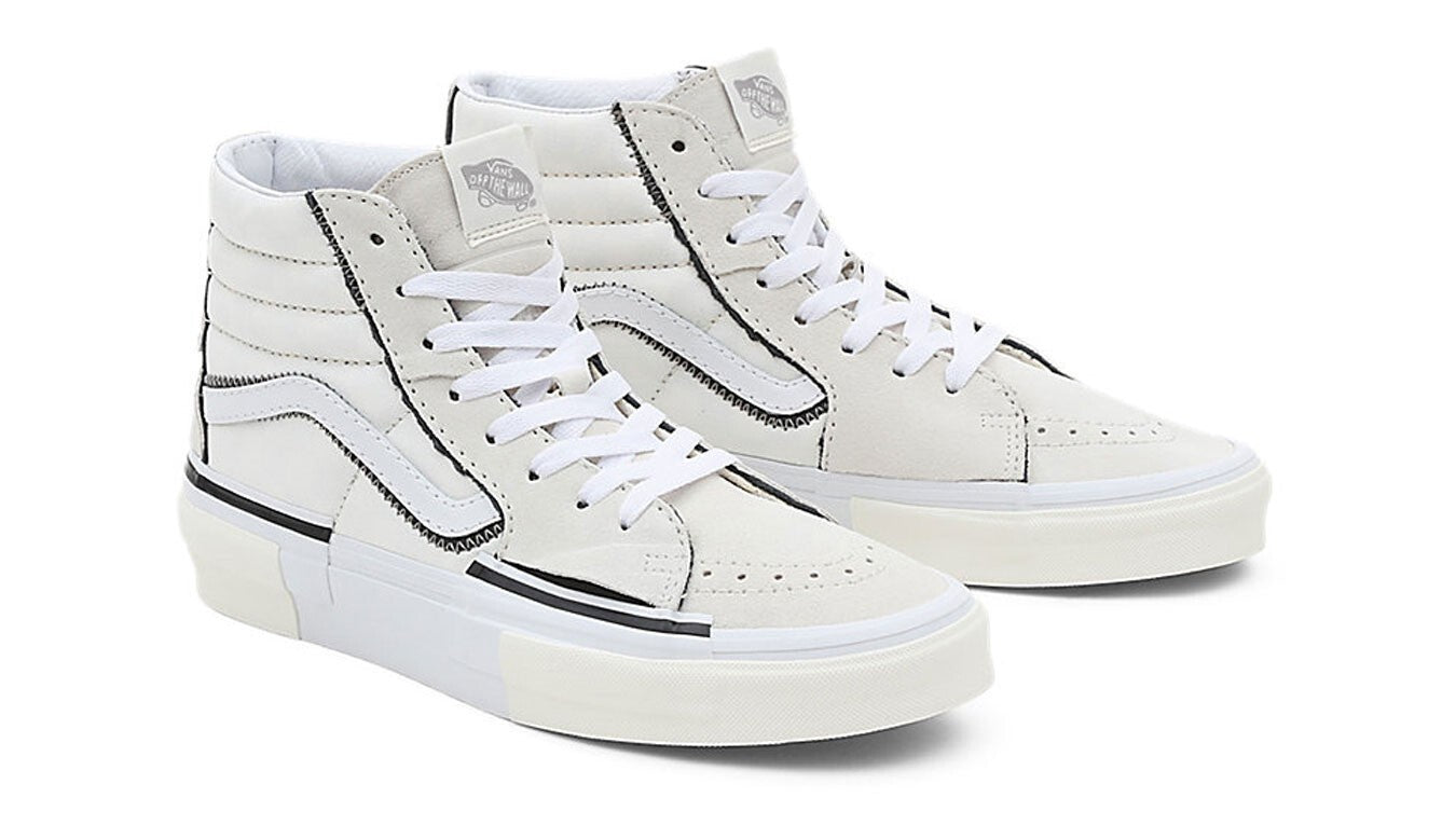 Vans Sk8-Hi Reconstruct Trainers / White / RRP £95