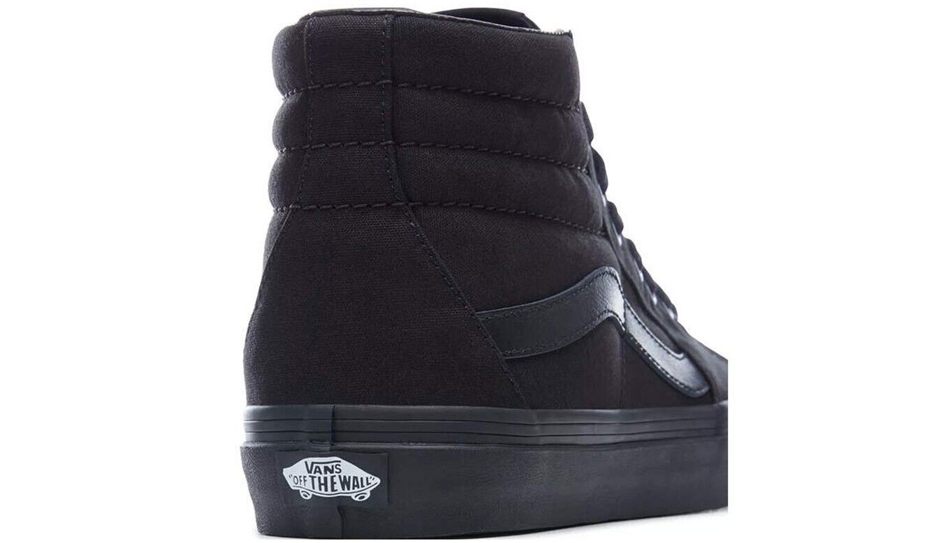 Vans Unisex Comfycush Sk8 Hi Trainers / Triple Black / RRP £85