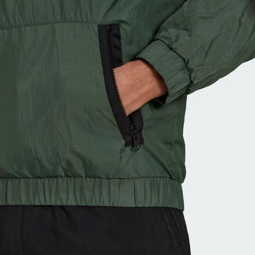 Adidas Mens Future Icon Woven 1/4 Zip Jacket / Green / RRP £50