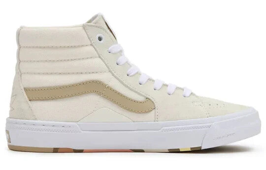 Vans Unisex Angie Marino Bmx Sk8-Hi Trainers / White Beige / RRP £95
