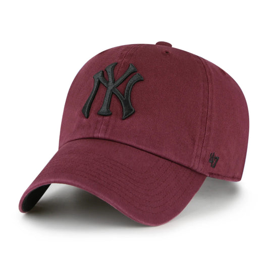 47 Clean Up  Ballpark  Unisex Cap / New York Yankees / Maroon / BNWT / RRP £25