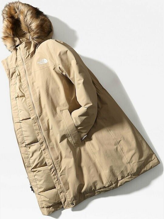 The North Face Women Arctic Parka Jacket Coat / Hawthorne Khaki / RRP £395