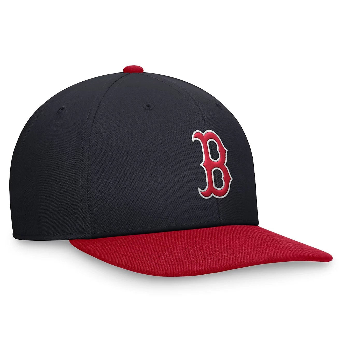 Nike Boston Red Sox Cap / Pro Brim Snapback MLB Hat / Blue Red / RRP £28
