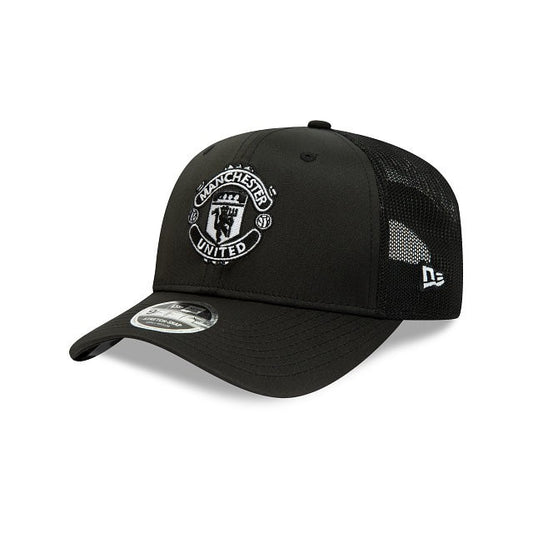 New Era Adult Manchester United FC Tonal 9FIFTY Snapback Black Cap / RRP £32