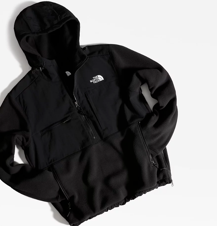 The North Face Mens Denali 2 Anorak Fleece Hoodie / Black / RRP £125