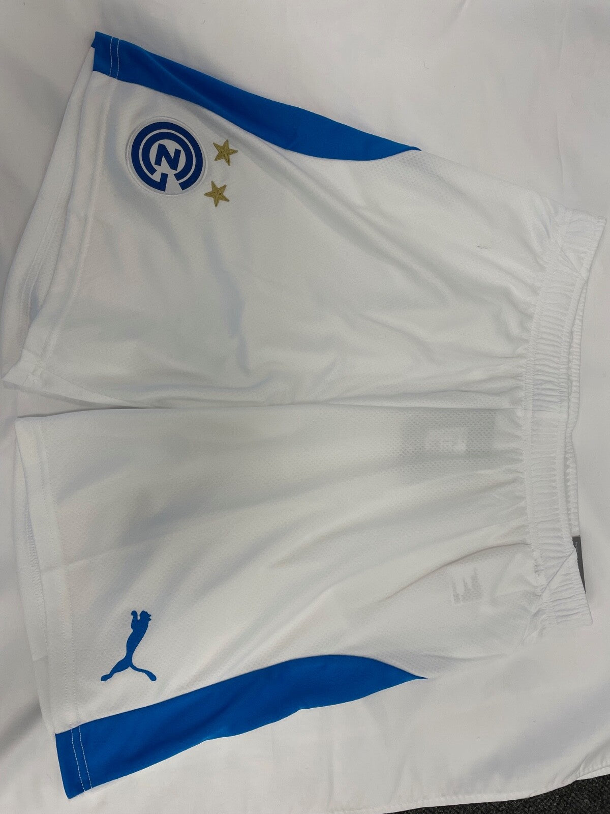 Puma Mens 19-20 Grasshoppers Home Football Shorts / BNWT / White / RRP £35