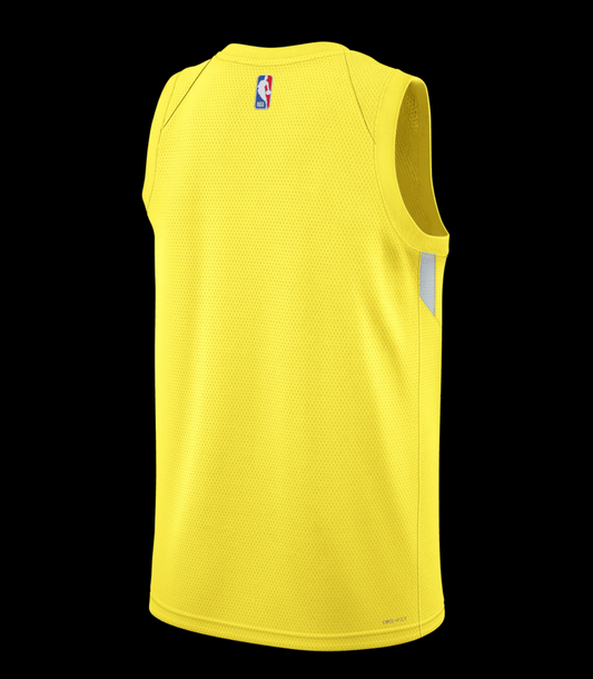 Nike Mens Utah Jazz Icon Swingman Plain Basketball Vest / Yellow Black / RRP £90