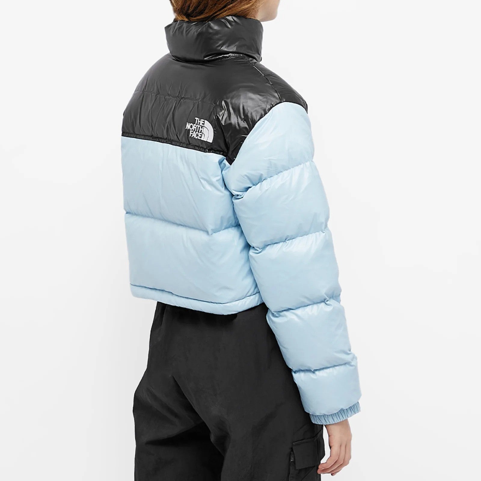The North Face Womens Nuptse Short Jacket / Beta Blue / RRP £250