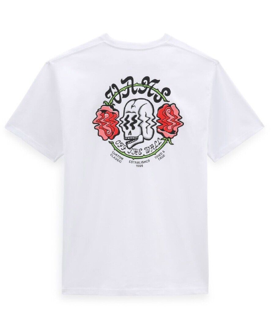 Vans Mens Shaken Skull T-Shirt / White / RRP £32