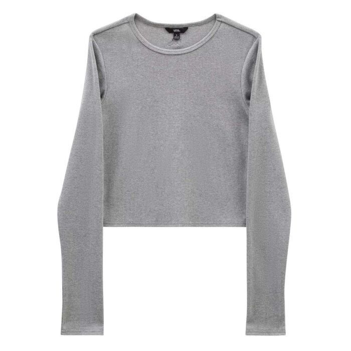 Vans Women's Armanto Long Sleeve Knit Shirt / Grey / RRP £52