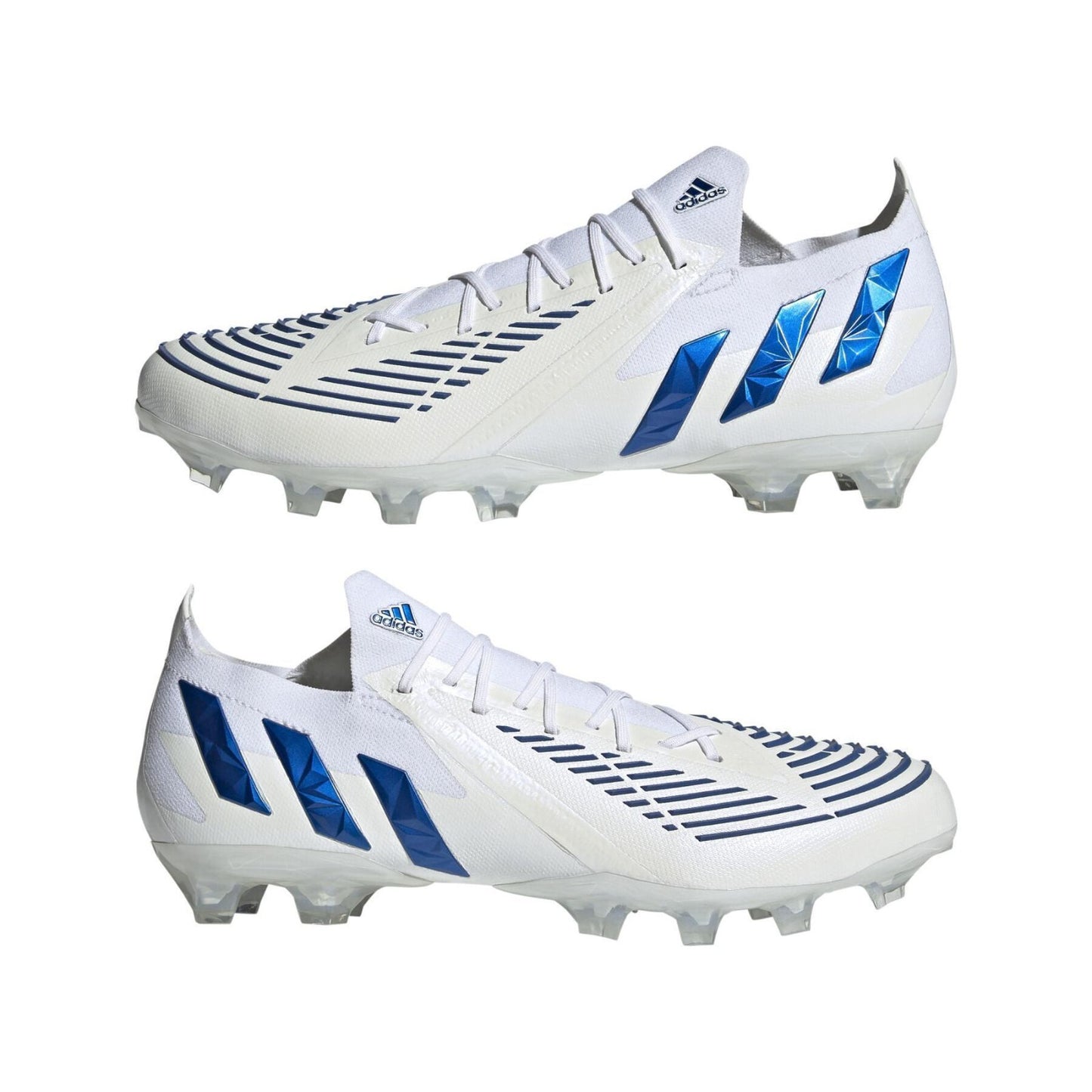 Adidas Unisex Predator Edge.1 Low AG Football Boots / White Blue / RRP £180