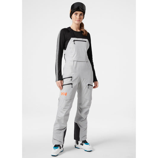 Helly Hansen Womens Ski Snow Sailing Bib / Elevation Infinity / Grey / RRP £170
