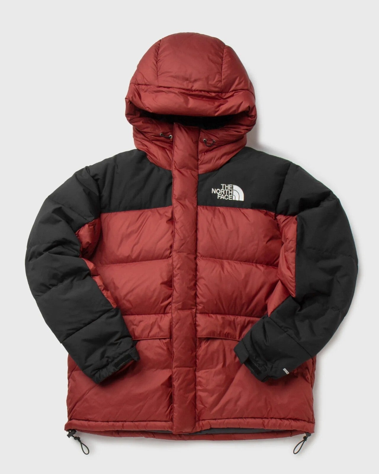 The North Face Mens Himalayan Down Puffer Parka Jacket / Red Black / RRP £360