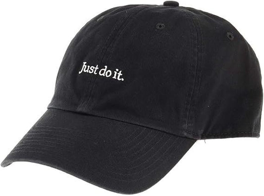 Nike Adult Heritage86 Just Do It Wash Cap / Black / RRP £24