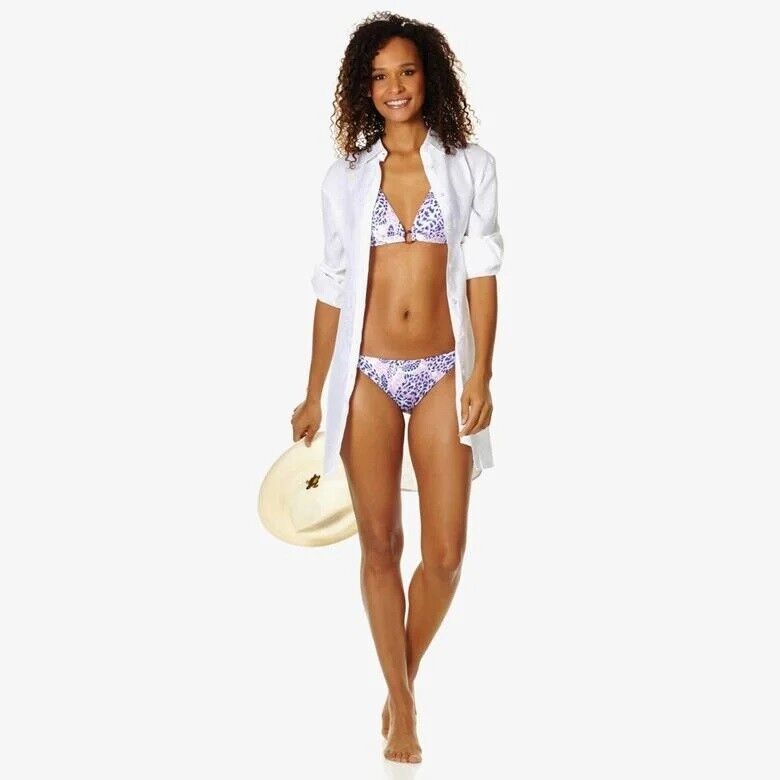 Vilebrequin Womens Flechett Bikini Top / Pink Purple / RRP £130