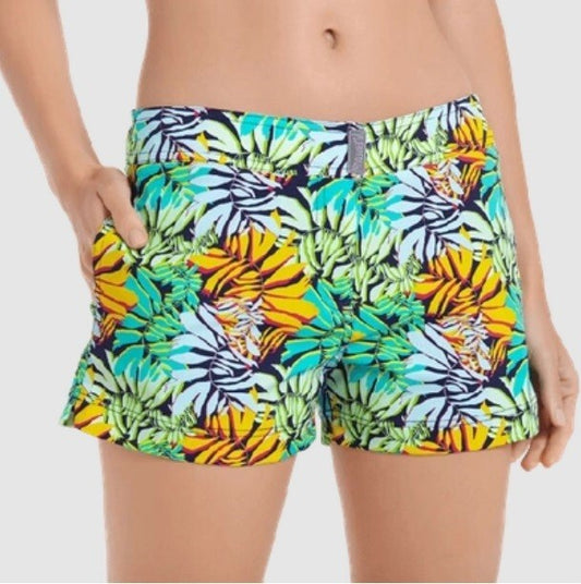 Vilebrequin Womens Swim Short / Ferise / Green Floral / RRP £190