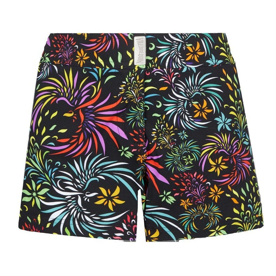 Vilebrequin Womens Swim Short / Ferise / Black Evening Birds / RRP £190
