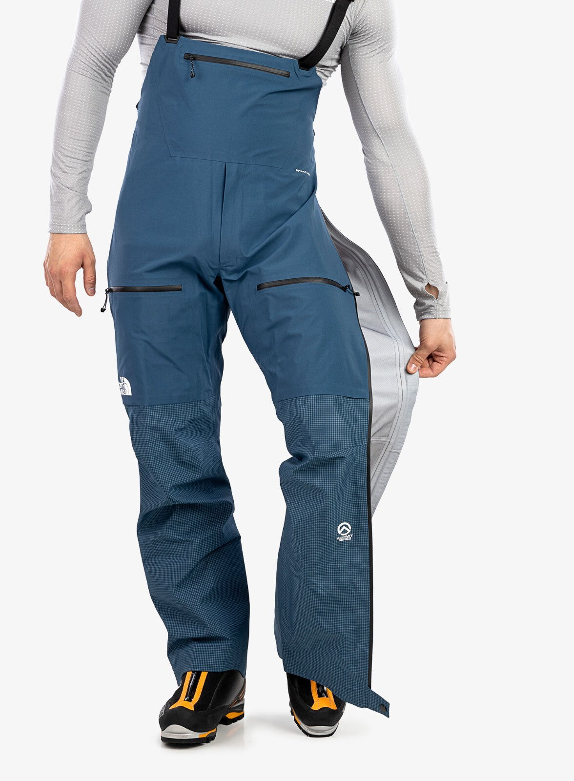The North Face Men's Summit L5 Futurelight Full Zip Bib Pant / Blue / RRP £585