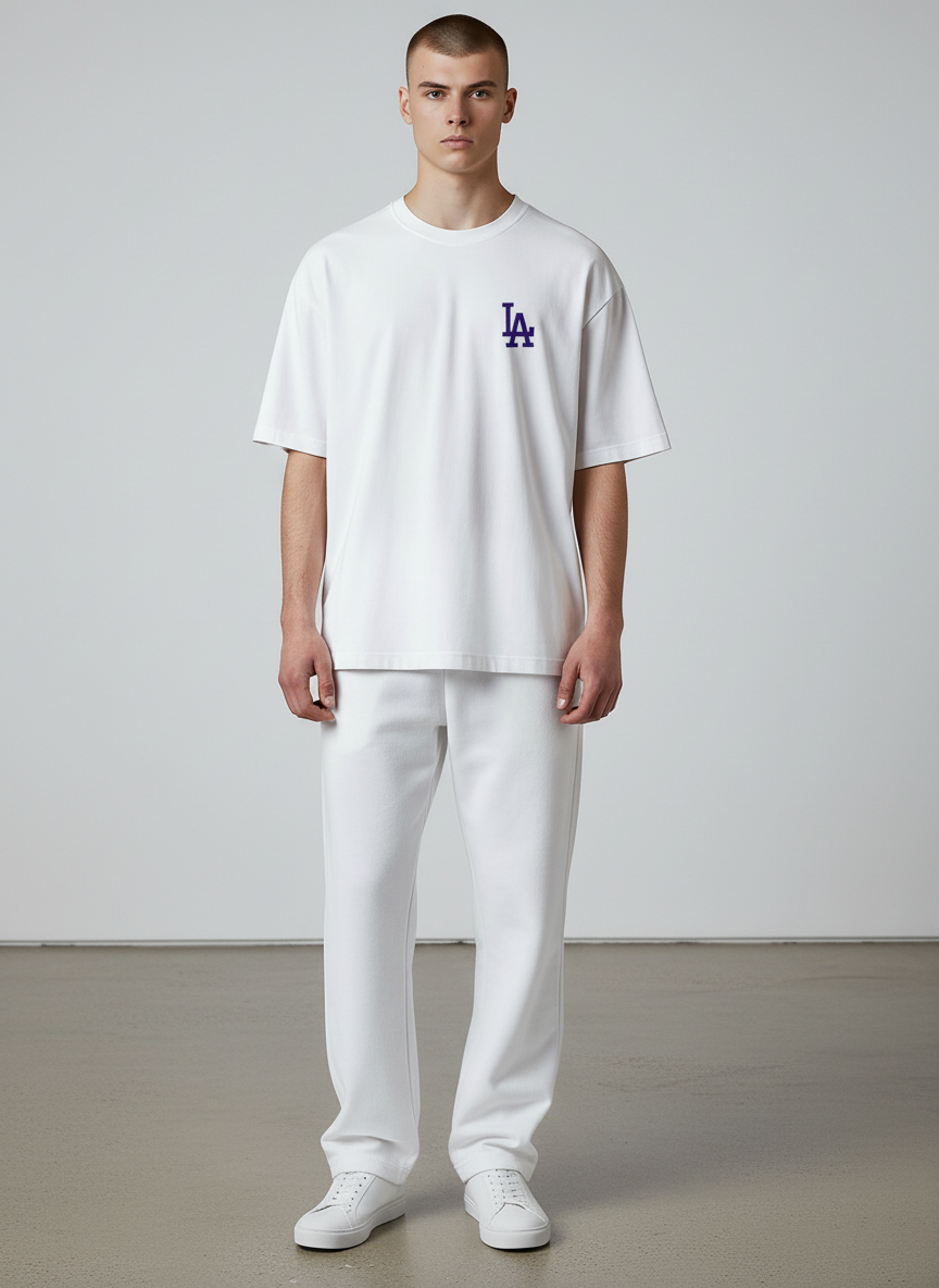 47 LA Dodgers Mens T-Shirt / Echo Backer / White / RRP £25