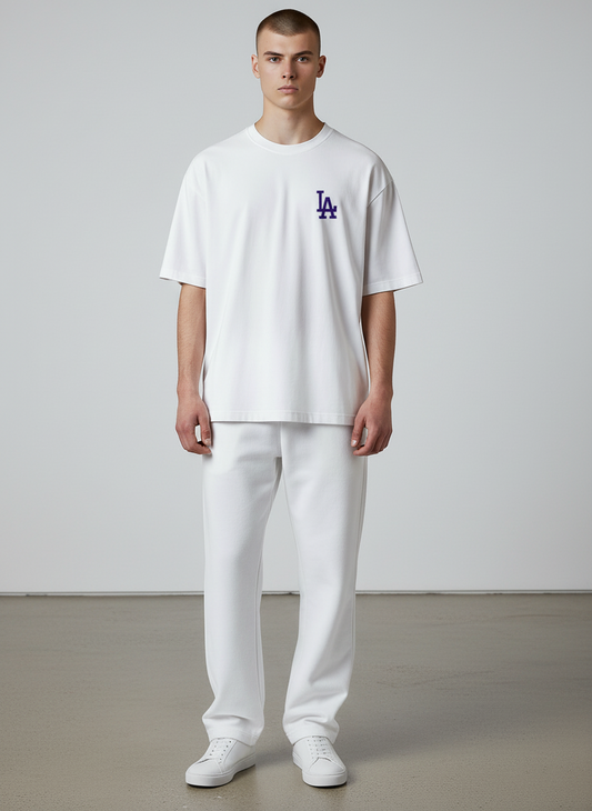 47 LA Dodgers Mens T-Shirt / Echo Backer / White / RRP £25