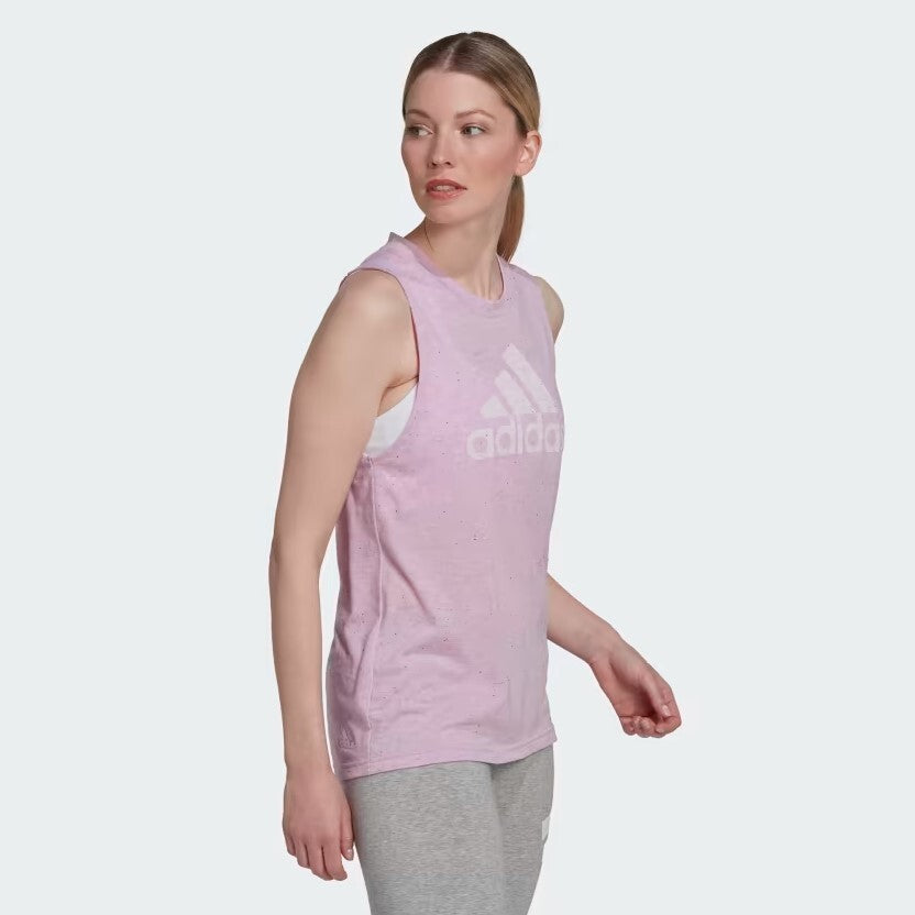 Adidas Womens Future Icon Winners 3.0 Tank Top / Pink / RRP £25