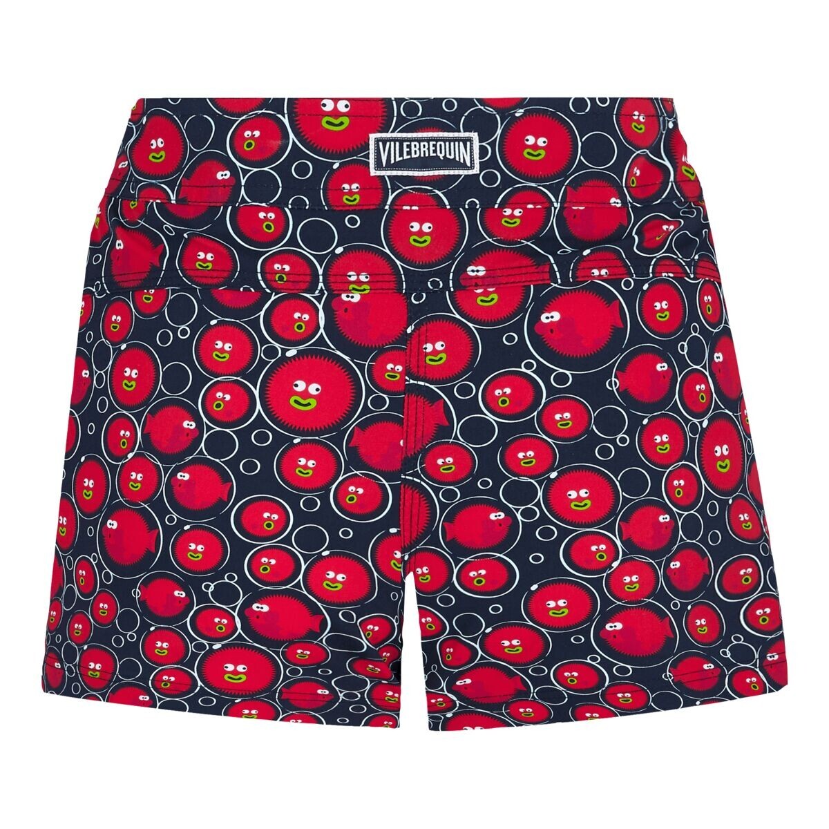 Vilebrequin Womens Swim Short / Ferise / Navy Red / RRP £190