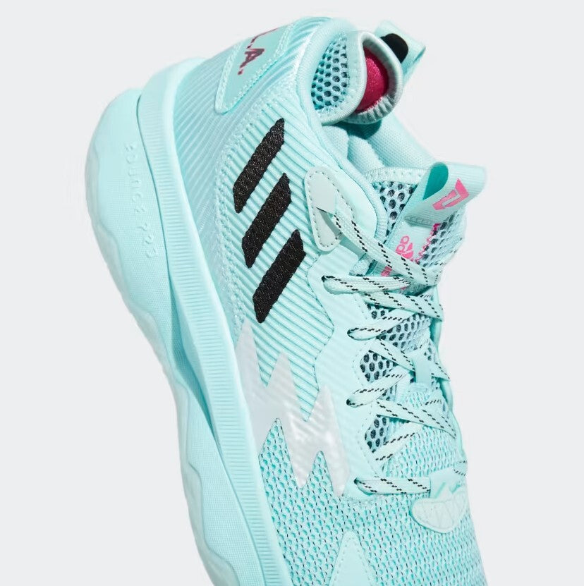 Adidas Mens Dame 8 Respect My Name Basketball Trainers / Aqua Blue / RRP £100