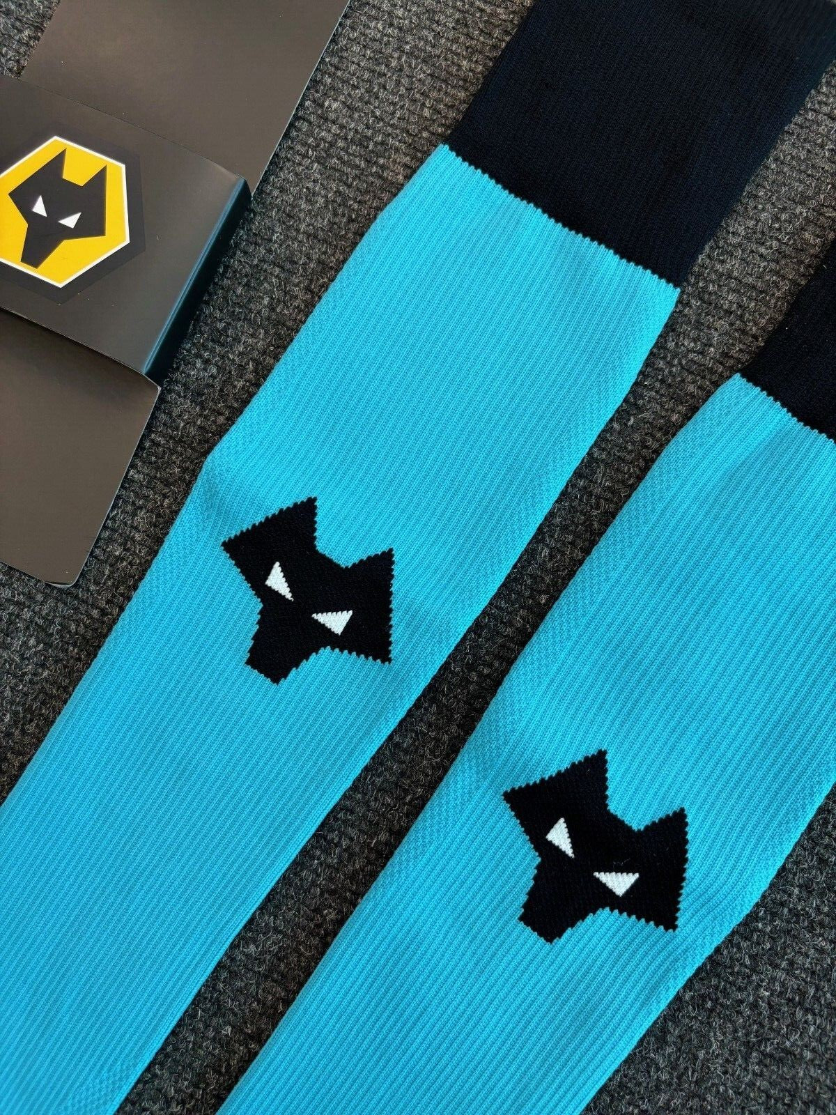 Castore Mens Wolves Pro Player Issue GK Football Socks / Blue / RRP £20