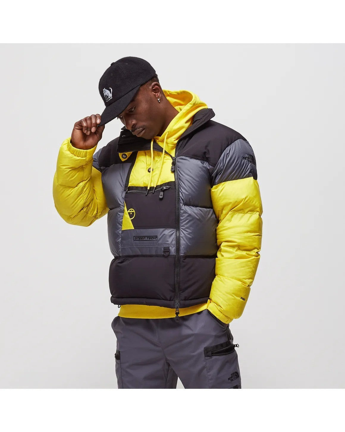 The North Face Mens Steep Tech Down Jacket / Vanadis Grey / RRP £280