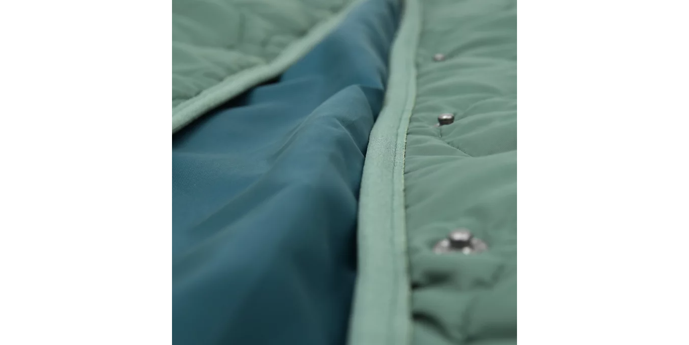 Vans Womens Long Reversible Quilted Jacket / Duck Green / RRP £95