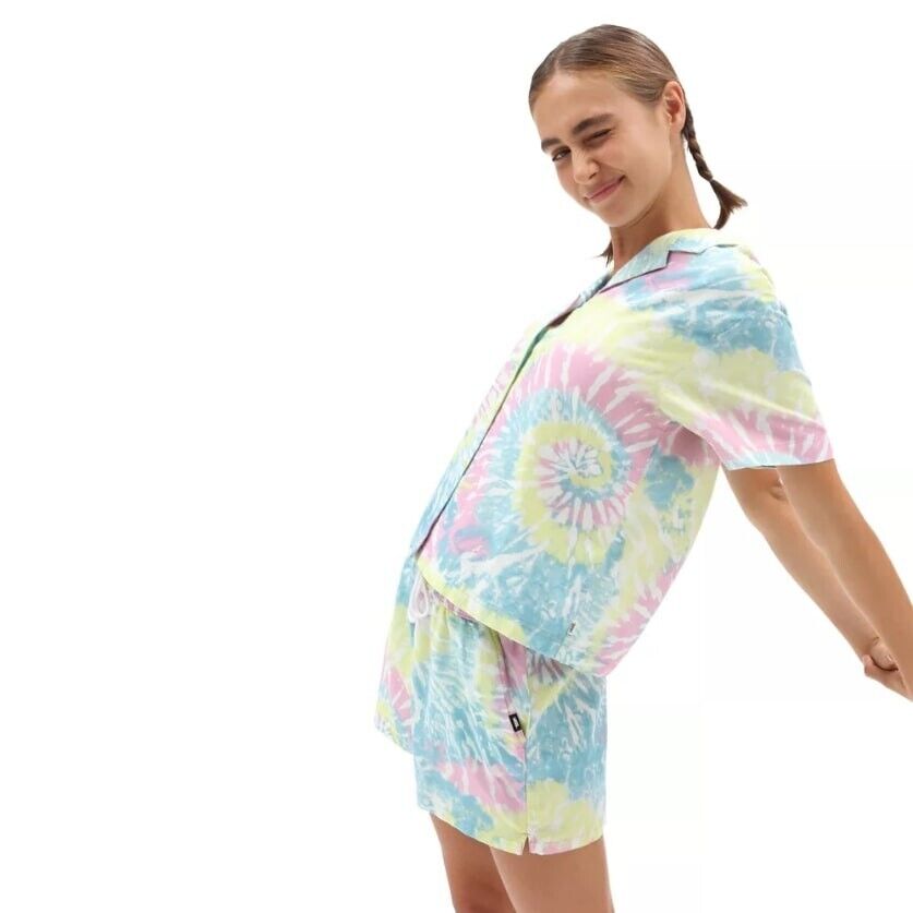 Vans Womens Spiraling SS Woven Resort Shirt / Orchid / RRP £42