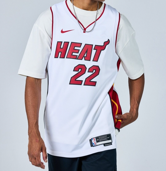Nike Miami Heat Basketball Jersey / Butler / White / RRP £95