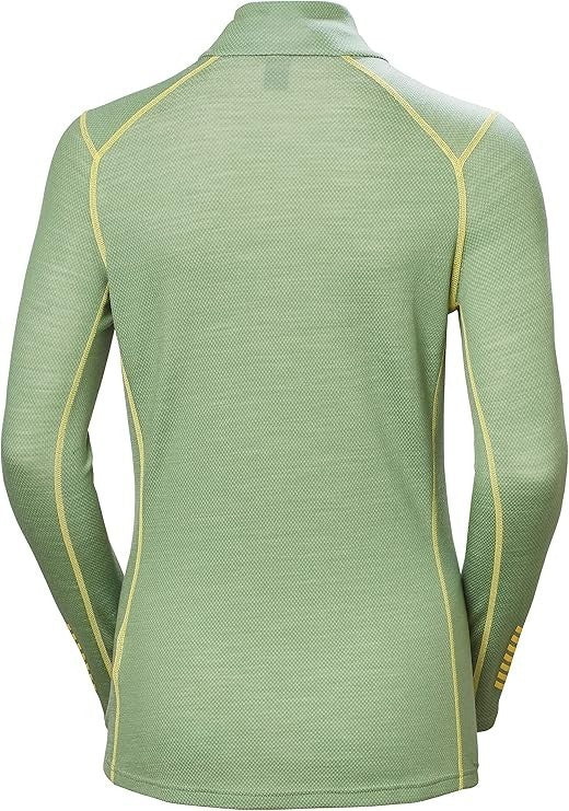 Helly Hansen Women’s LIFA Merino Midweight 1/4 Zip Top / Green / RRP £80