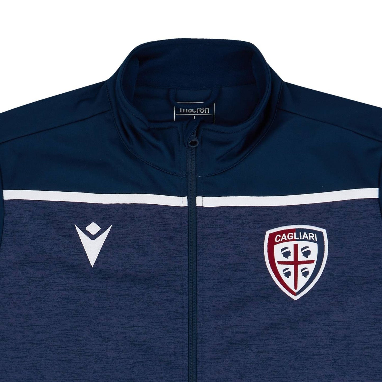 Macron Mens 2019-20 Cagliari 100Th Anniversary Track Jacket / Navy / RRP £64.99