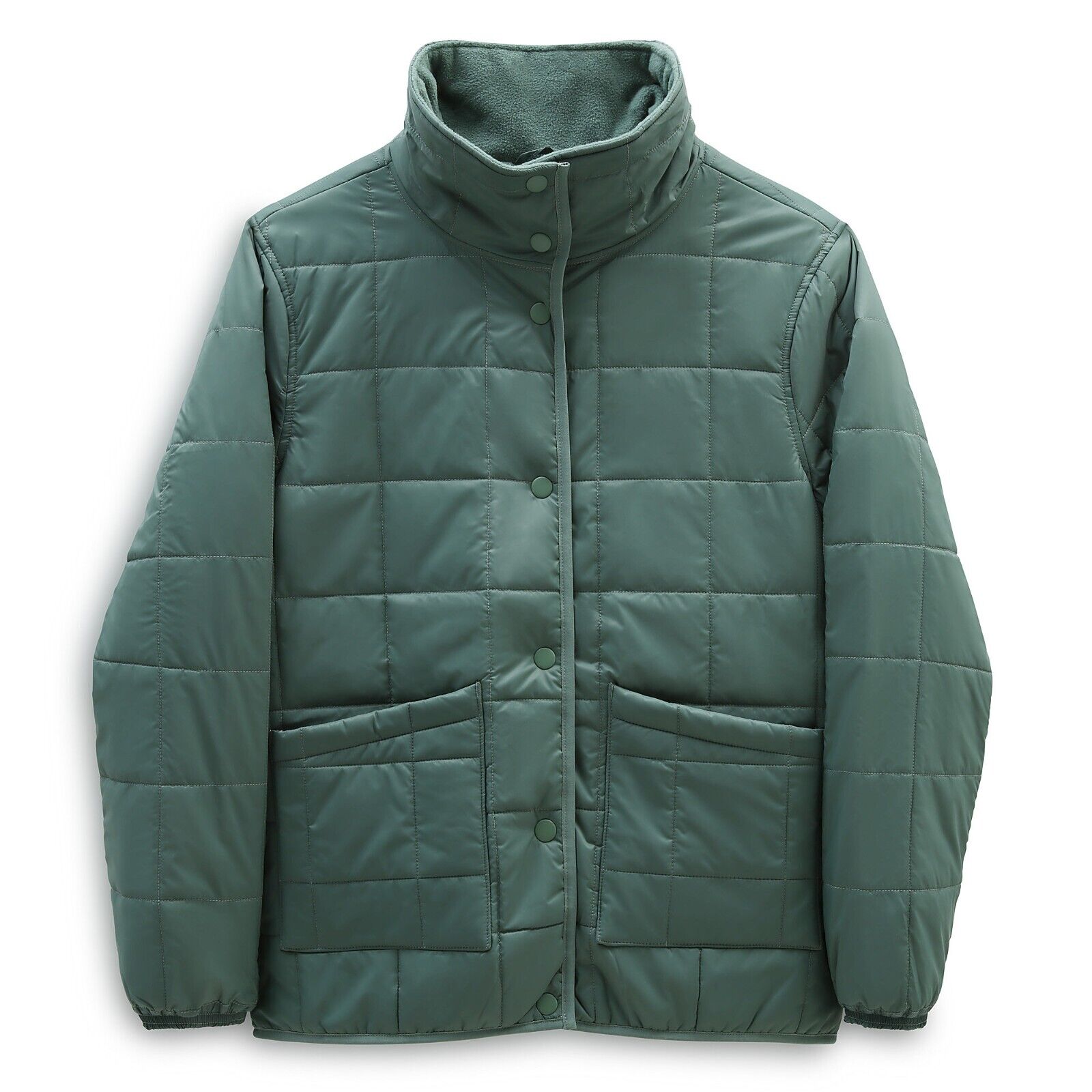 Vans Womens Which Way Quilted Puffer Jacket / Duck Green / RRP £110