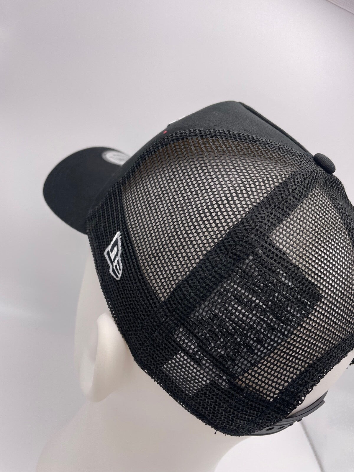 Fresh Ego Kid New Era Varsity Trucker Snapback Hat / Black Orange / RRP £35