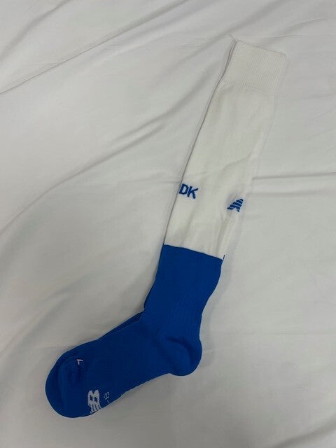 New Balance Dynamo Kyiv Home Football Socks / 2019-20 / White / RRP £13