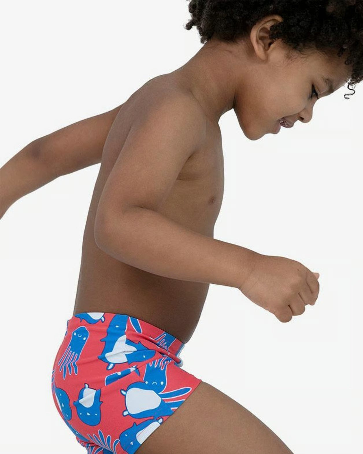 Speedo Boys Allover Aquashort Swim Short / Blue / RRP £10