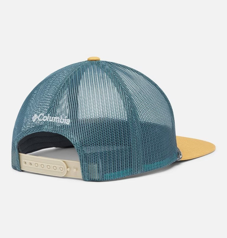 Columbia Adult Flat Brim Snap Back Cap / Ivory Yellow / RRP £28