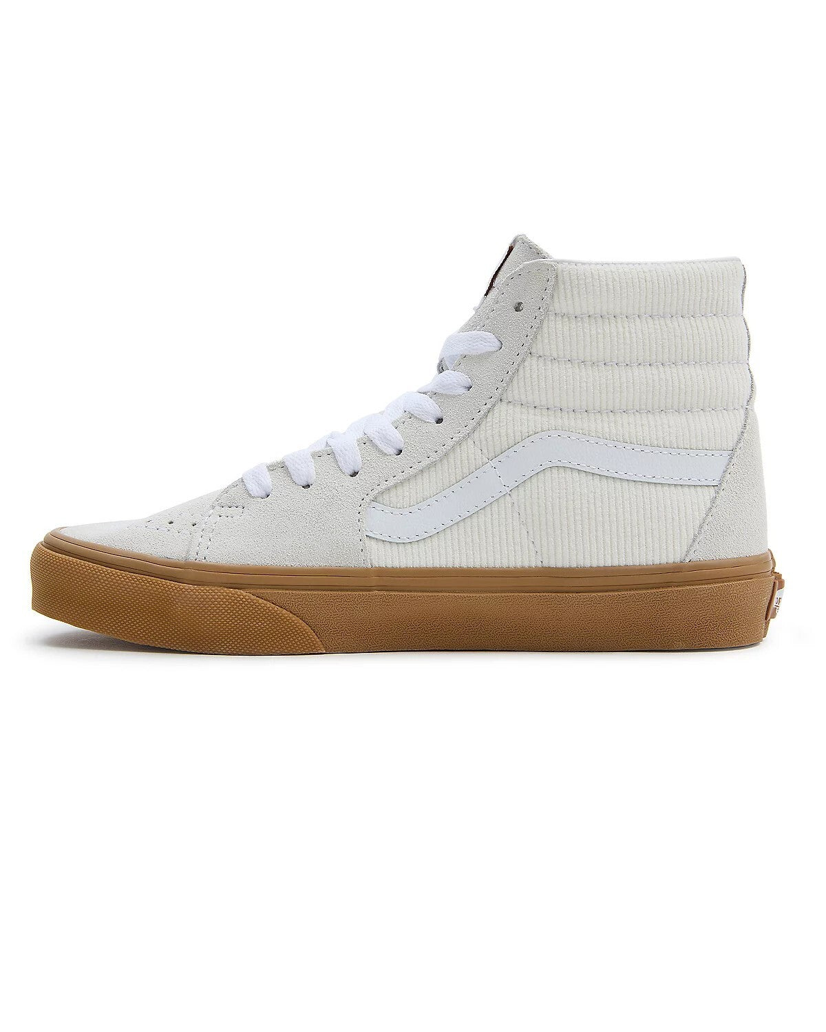 Vans Unisex Sk8 Hi Corduroy Trainers / Marshmallow Beige / RRP £85