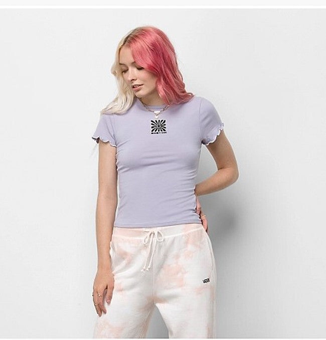 Vans Womens Divine Energy High Tide T-Shirt / Languid Lavender / RRP £30