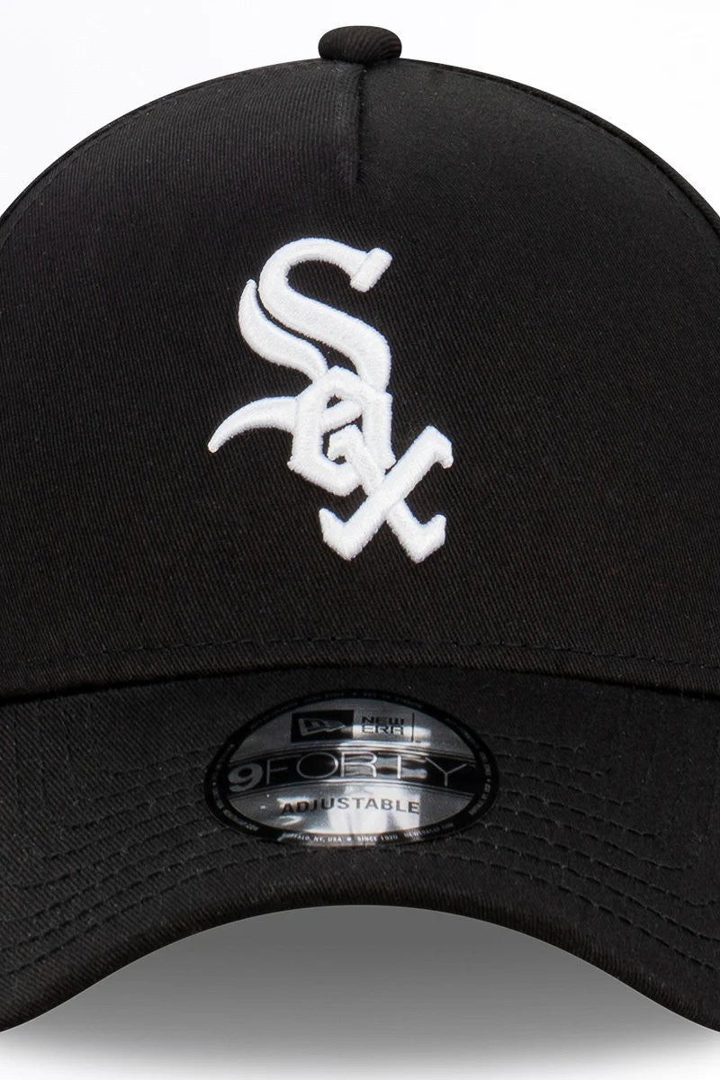 New Era Chicago White Sox Core 9Forty A-Frame Snapback Cap / Black / RRP £27